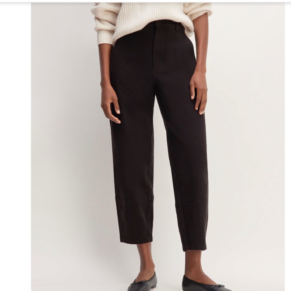 Everlane utility barrel pant Black Size 4